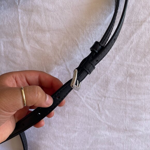 NWOT Michael Kors Sandrine Black Rhinestone Petite Box Bag - Picture 4 of 7